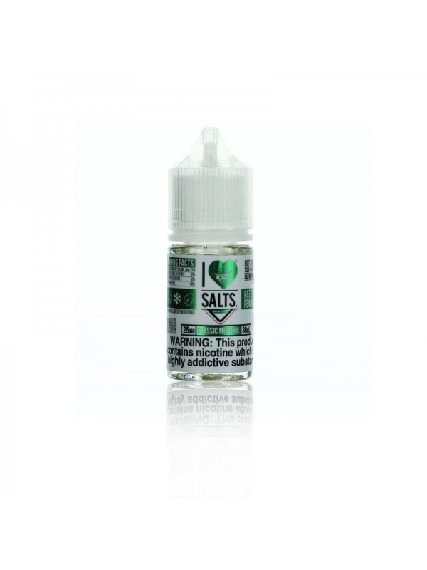 Mad Hatter I Love Salts Classic Menthol 30ml Vape ...