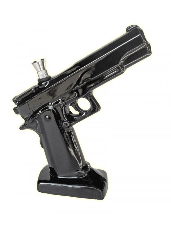 JM Waterpipes Ceramic Pistol Bong Default Title