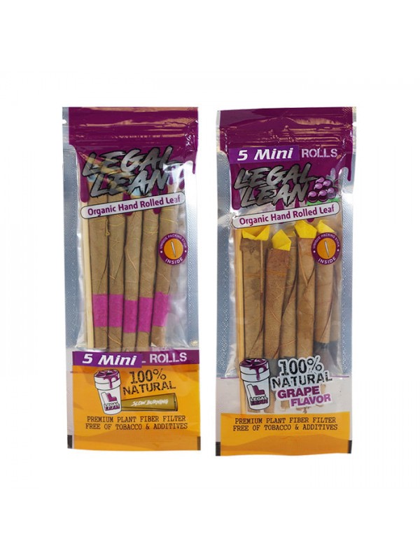 Legal Lean Minis Natural Leaf Cone Wraps (5x Pack)