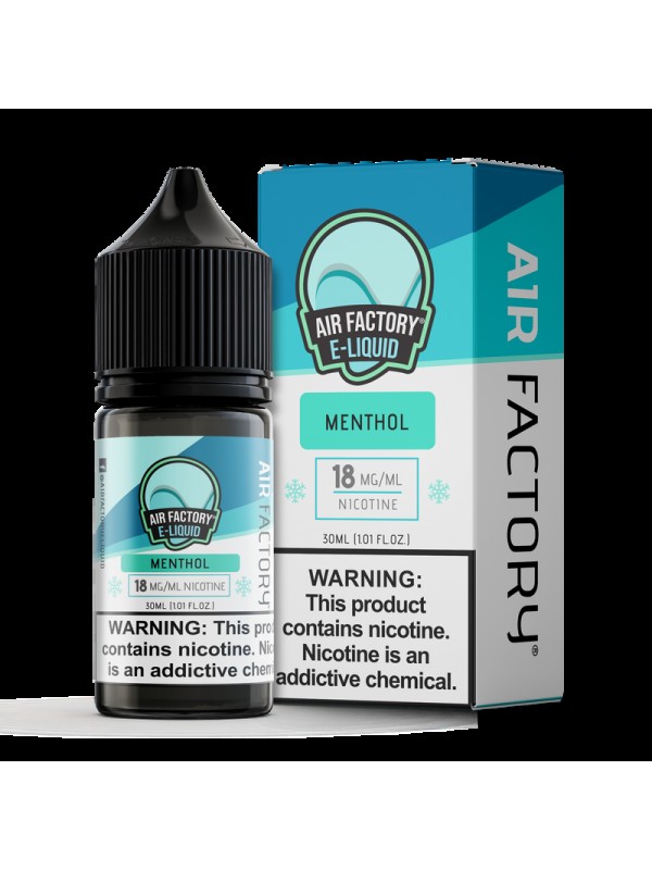 Air Factory Menthol 30ml Nic Salt Vape Juice