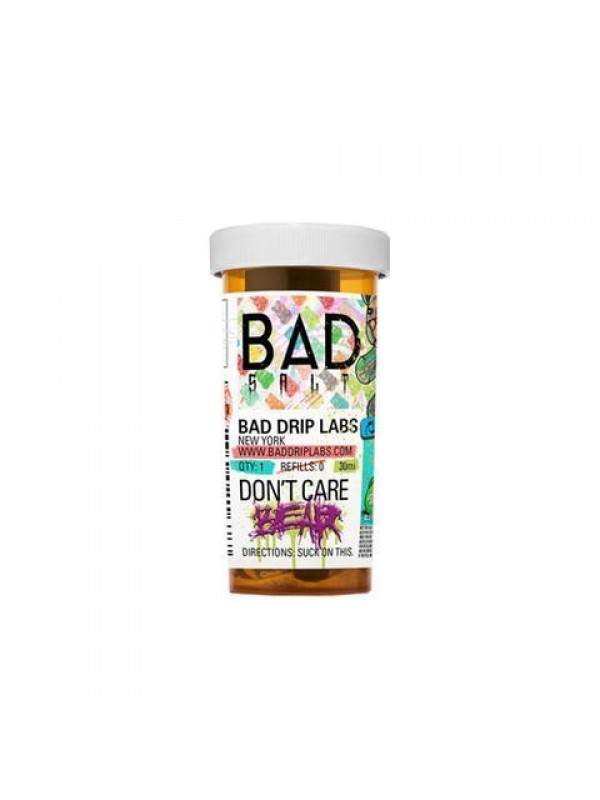 Bad Drip Don't Care Bear 30ml Salt Nic Vape Ju...