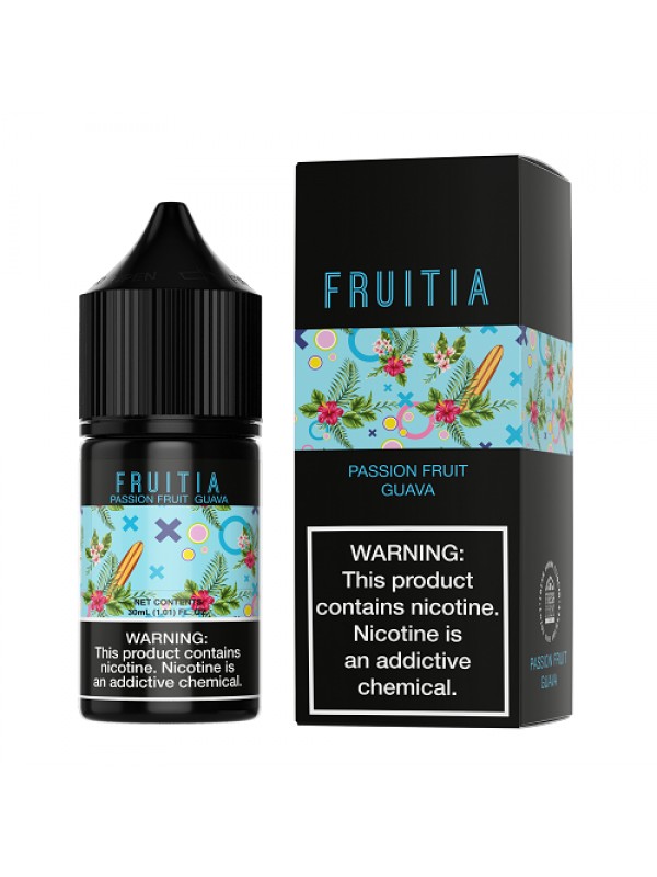 Fruitia Passionfruit Guava 30ml Nic Salt Vape Juic...