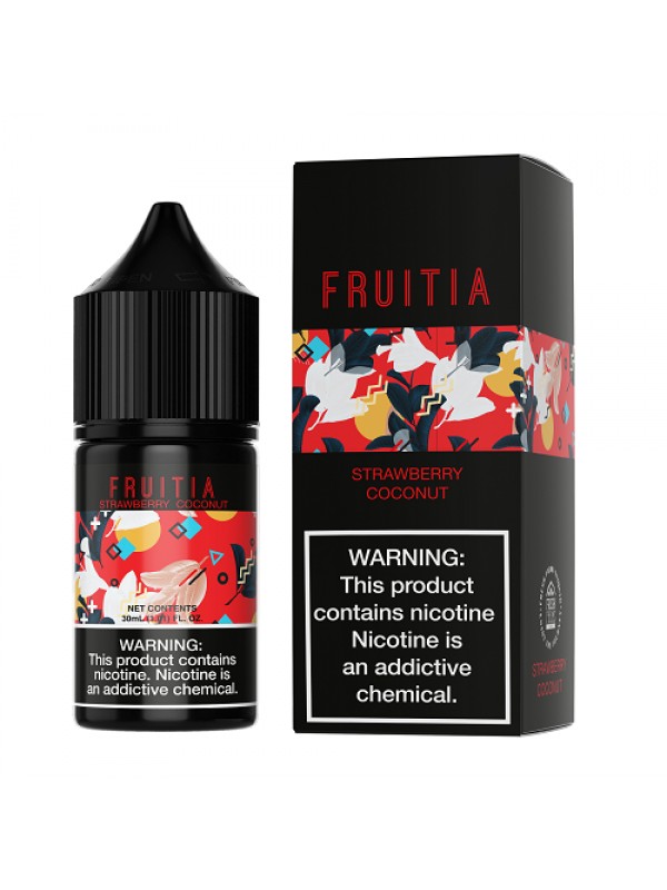 Fruitia Strawberry Coconut 30ml Nic Salt Vape Juic...