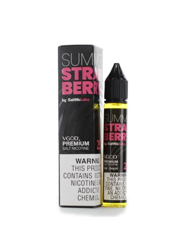 VGOD SaltNic Summer Strawberry 30ml Nic Salt Vape ...