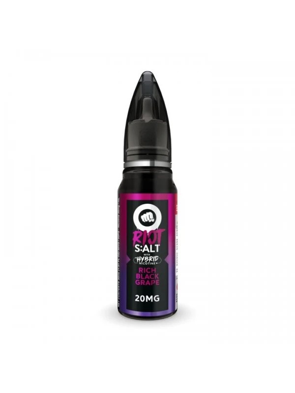 Riot Squad Rich Black Grape 30ml Nic Salt Vape Jui...