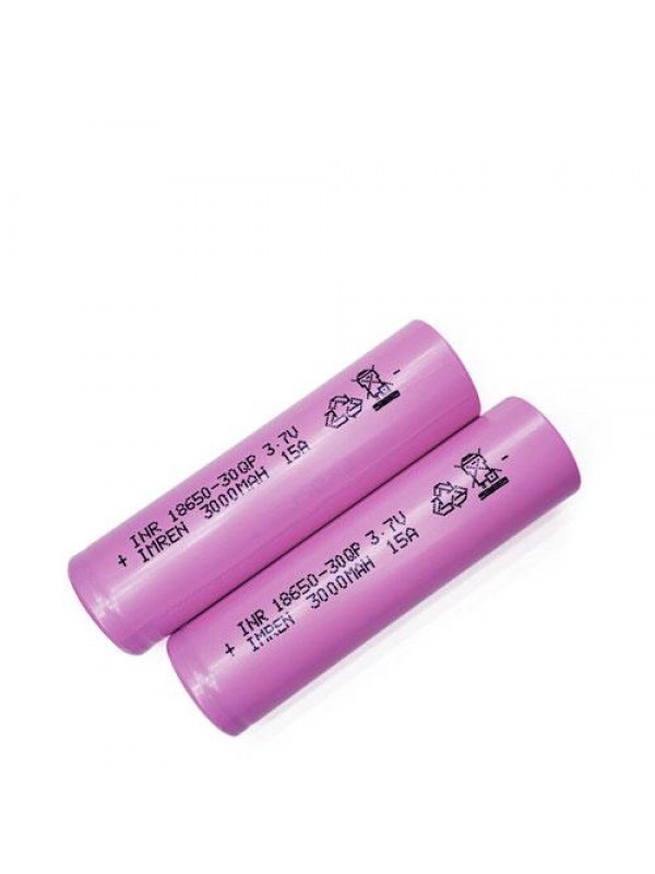 30QP 18650 Battery - Imren (3000mAh 15A)