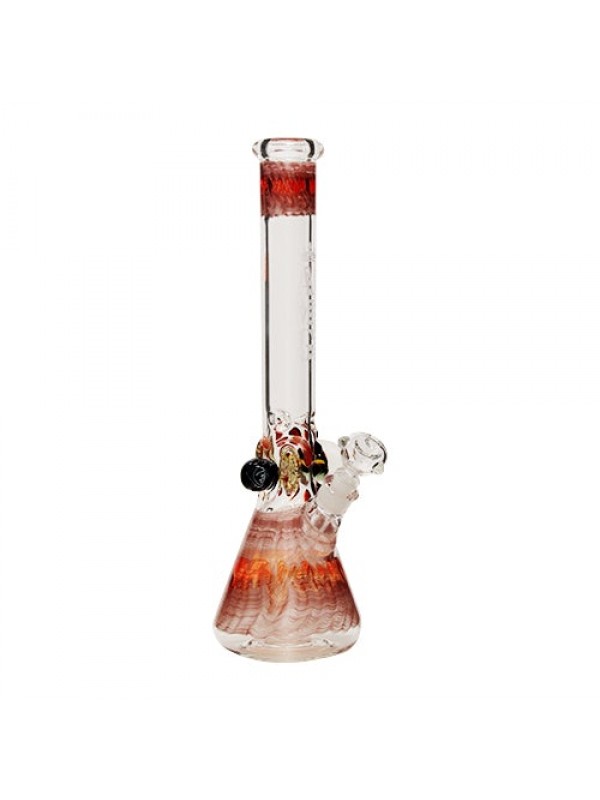 AMG 18" Glass Beaker Bong w- Accents (7mm Thi...