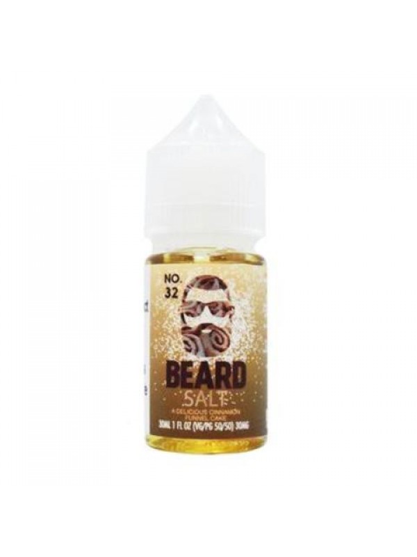 Beard Vape Co Salts No. 32 Cinnamon Funnel Cake 30ml Nic Salt Vape Juice