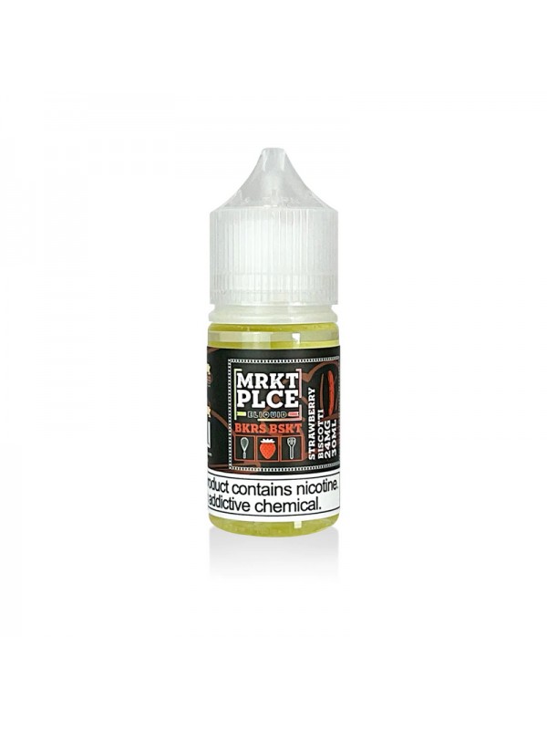 MRKT PLCE Strawberry Biscotti 30ml Nic Salt Vape J...