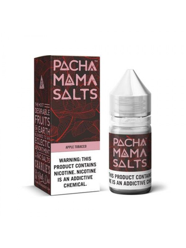 Pachamama Salts Apple Tobacco 30ml Nic Salt Vape Juice