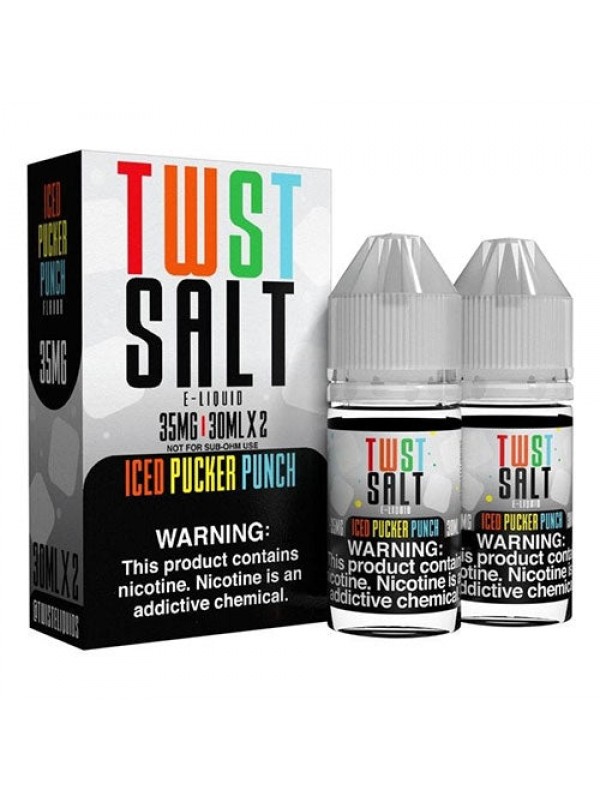 ICED Pucker Punch 2x 30ml (60ml) Nic Salt Vape Jui...