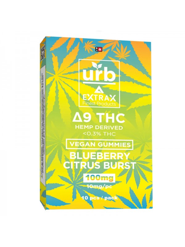 Urb x Delta Extrax 100mg Delta 9 Gummies (10x Pack)