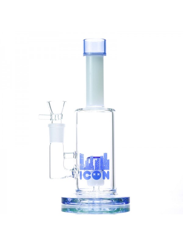 Diamond Glass Icon Series - Pill 9.5" Bong - Rig Default Title