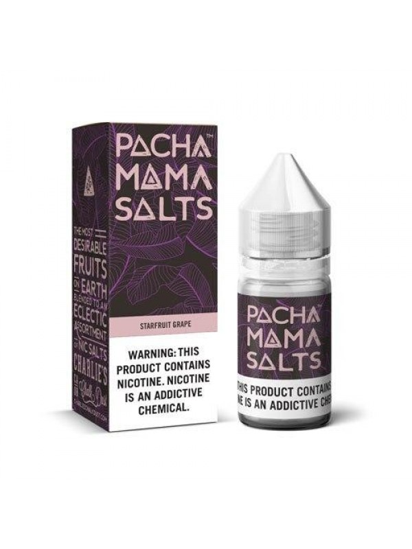 Pachamama Salts Starfruit Grape 30ml Nic Salt Vape...