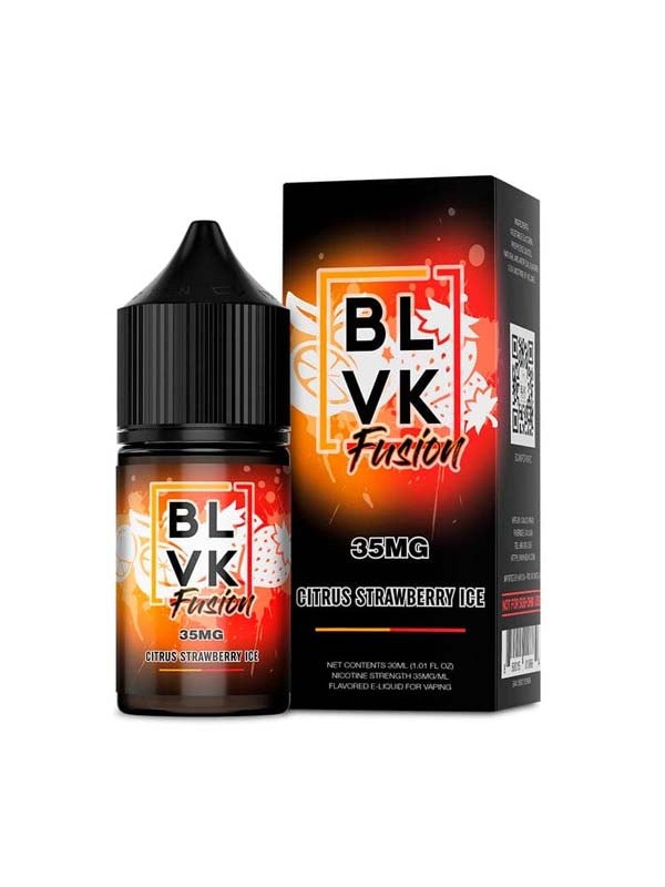 BLVK Fusion Salts Citrus Strawberry Ice 30ml Nic S...