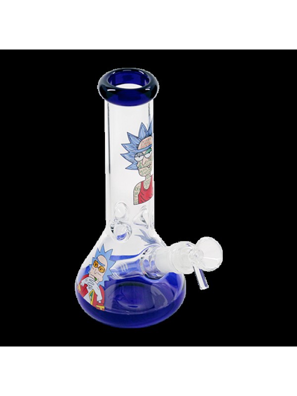 Rick & Morty Glass Beaker Bong Default Title