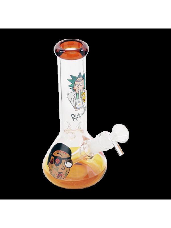 Rick & Morty Glass Beaker Bong Default Title