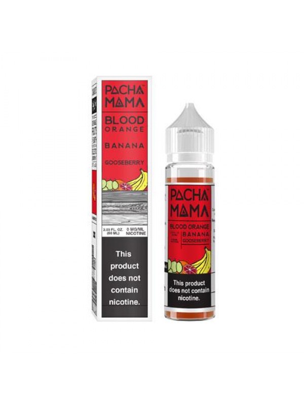 Pachamama Blood Orange Banana Gooseberry 60ml Vape Juice
