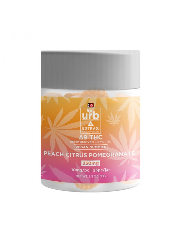 Urb x Delta Extrax 250mg Delta 9 Gummies (25x Jar)
