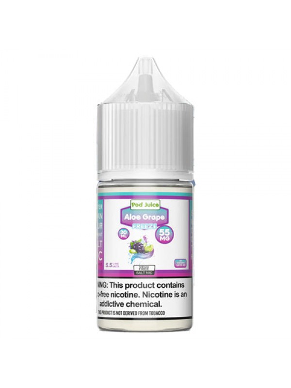 Pod Juice Aloe Grape Freeze TF 30ml Nic Salt Vape ...