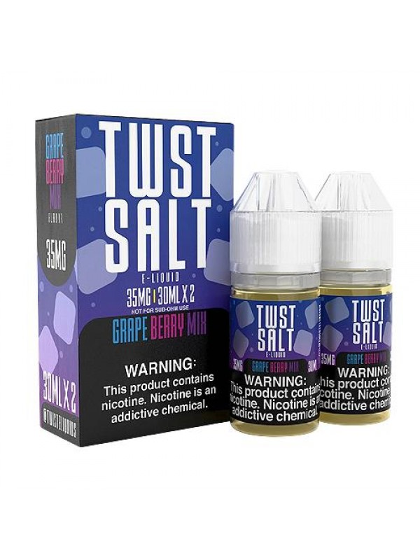 Purple Grape 2x 30ml (60ml) Nic Salt Vape Juice - Twist E-Liquids