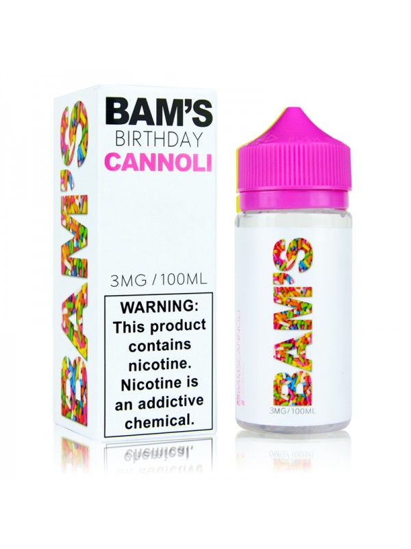 Bam's Birthday Cannoli 100ml Vape Juice
