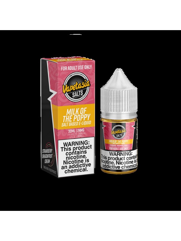 Vapetasia Salts Milk of the Poppy 30ml Nic Salt Va...