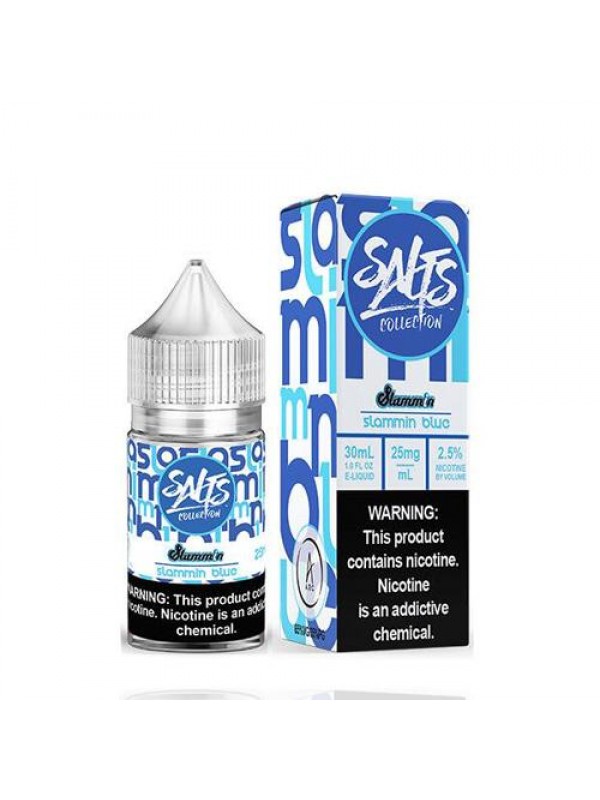 Salts Collection Slammin Slammin Blue 30ml Nic Salt Vape Juice