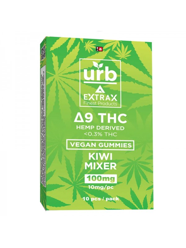 Urb x Delta Extrax 100mg Delta 9 Gummies (10x Pack...