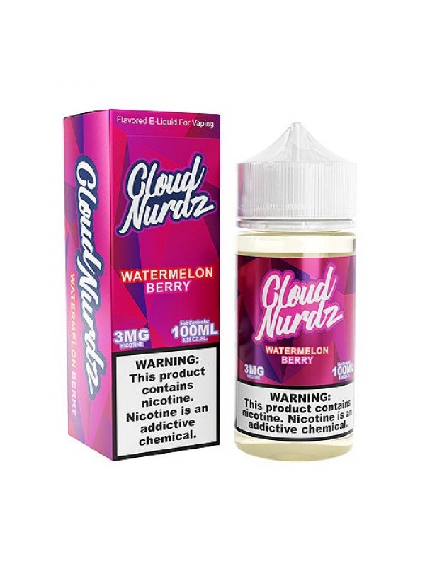 Cloud Nurdz Watermelon Berry 100ml Synthetic Vape ...