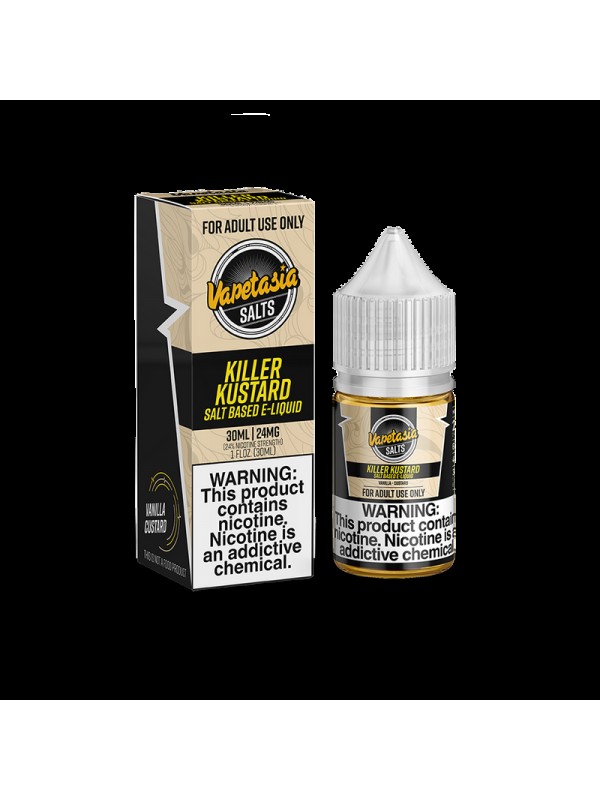 Vapetasia Salts Killer Kustard 30ml Nic Salt Vape ...