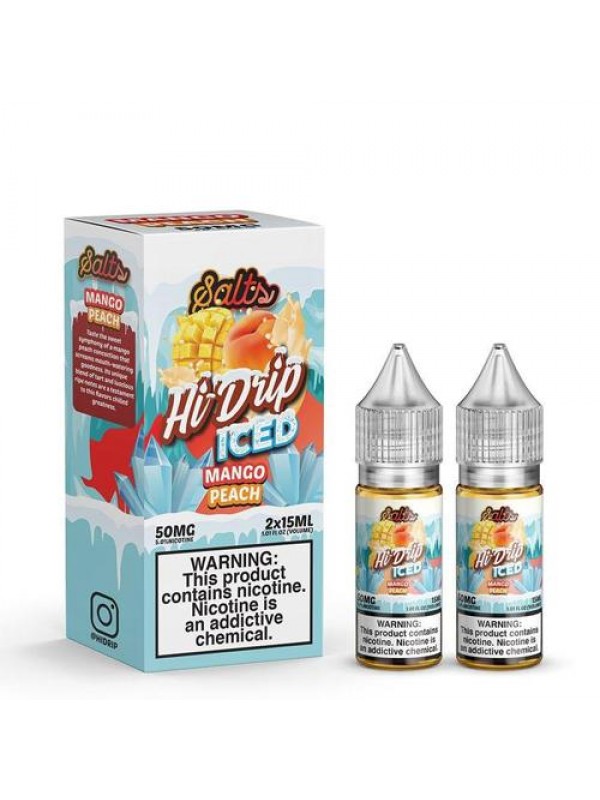 Hi-Drip Salts Mango Peach Iced 30ml Nic Salt Vape Juice