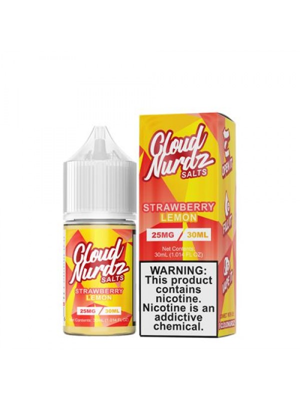 Cloud Nurdz Salts Strawberry Lemon 30ml Nic Salt Vape Juice
