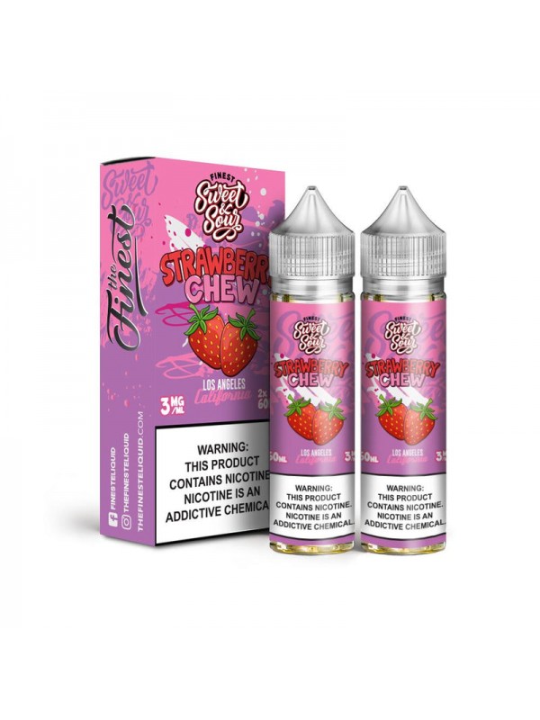 The Finest Strawberry Chew 2x 60ml Vape Juice