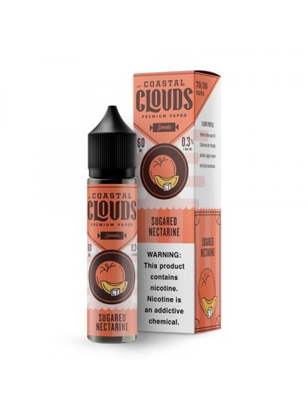 Coastal Clouds Sweets Sugared Nectarine 60ml Vape ...