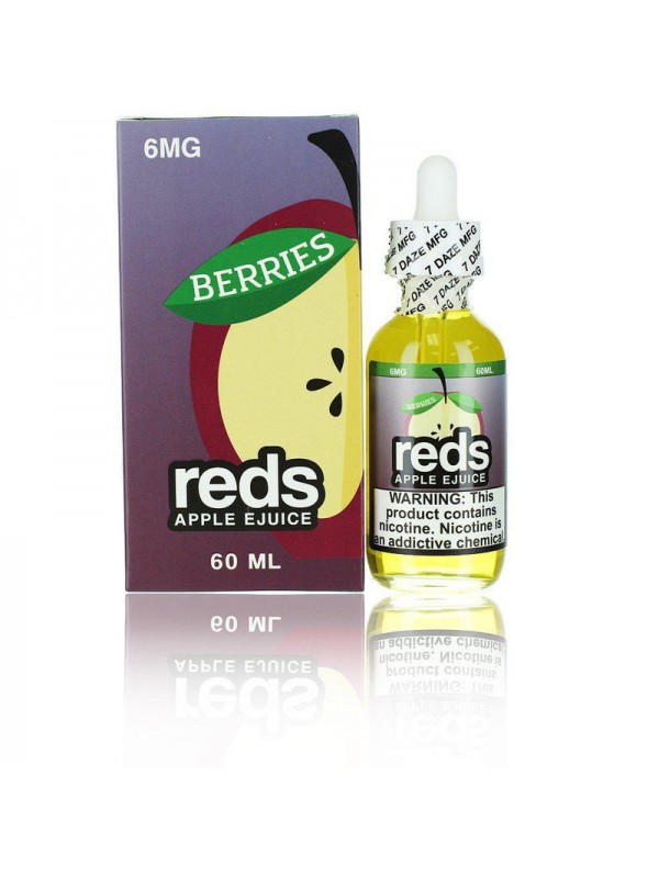 7 Daze Reds Apple EJuice - Berries 60ml Vape Juice