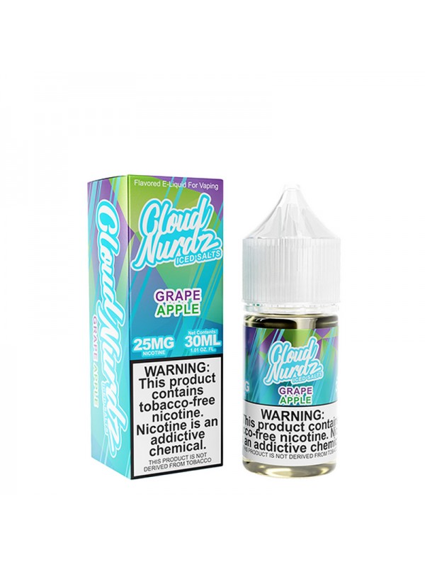 Grape Apple Iced 30ml TF Nic Salt Vape Juice - Clo...