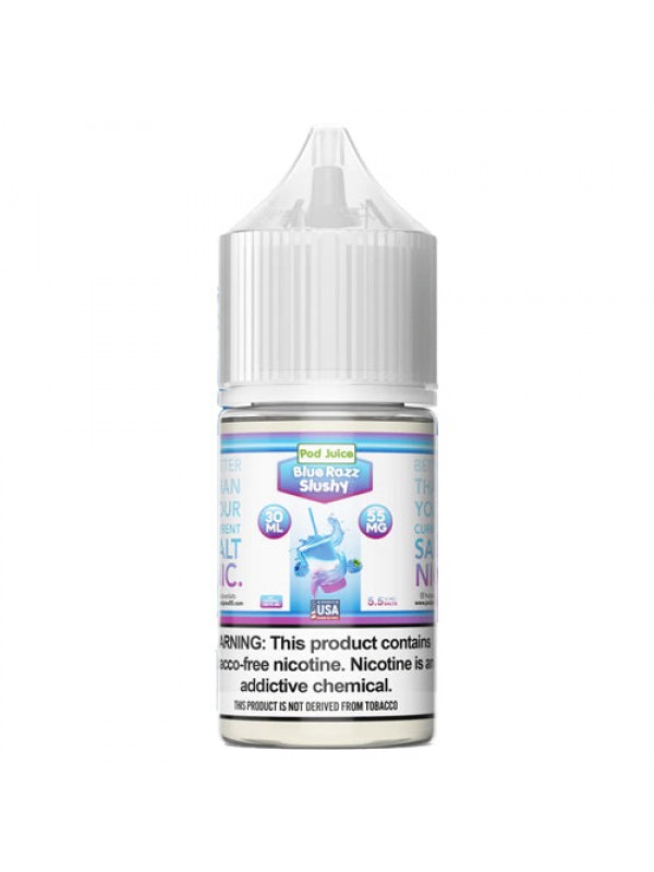 Pod Juice Blue Razz Slushy TF 30ml Nic Salt Vape J...