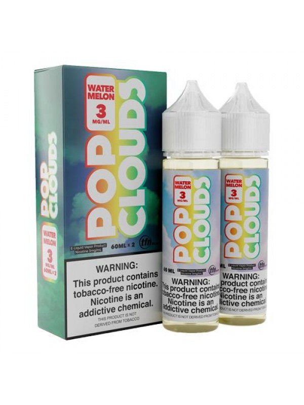 Pop Clouds Watermelon 2x60ml TF Vape Juice