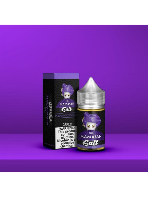 The Mamasan Salt Purple Cheesecake 30ml Nic Salt Vape Juice