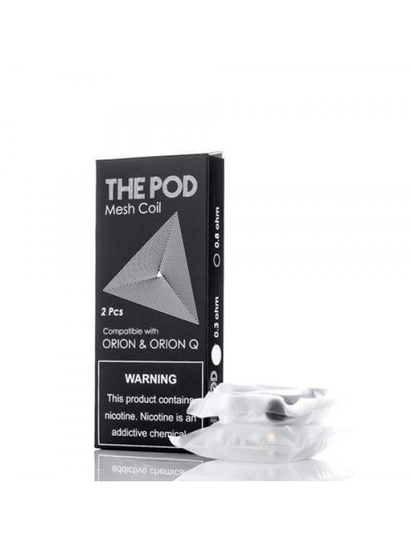 IQS The Pod Replacement Pod Cartridge (Pack of 2) | For the Orion DNA Go and Orion Q Pod Devices
