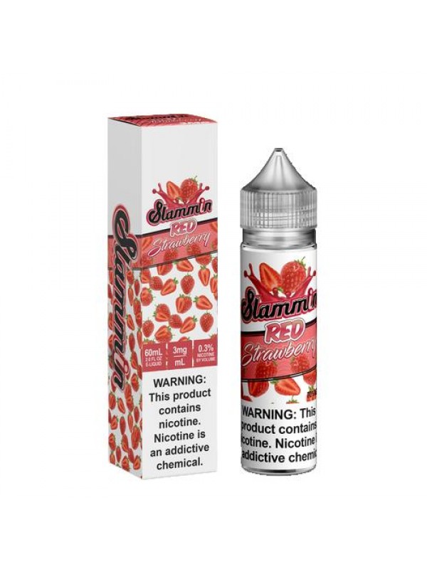 Slammin Red Strawberry 60ml Vape Juice