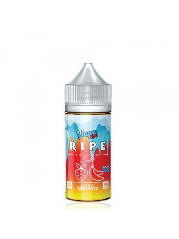 Ripe Collection Salts Straw Nanners ICE 30ml Nic S...