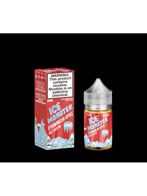 ICE Monster Salts Strawmelon Apple 30ml Nic Salt V...