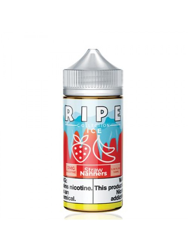 Ripe Collection Straw Nanners ICE 100ml Vape Juice