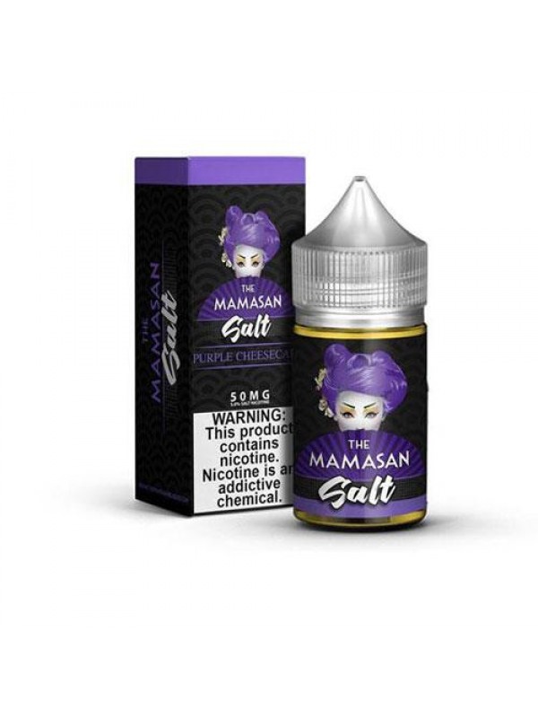 Mamasan Salt Purple Cheesecake 30ml Nic Salt Vape ...