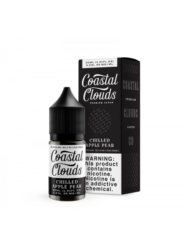 Coastal Clouds Chilled Apple Pear 30ml Nic Salt Vape Juice