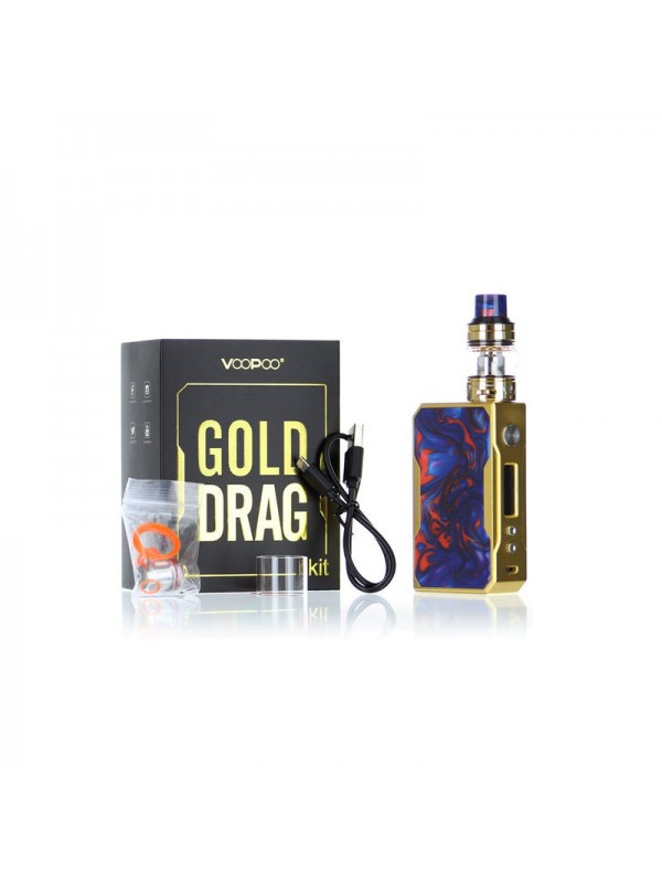 VooPoo Golden Drag 157W Kit with Uwell Valyrian Tank
