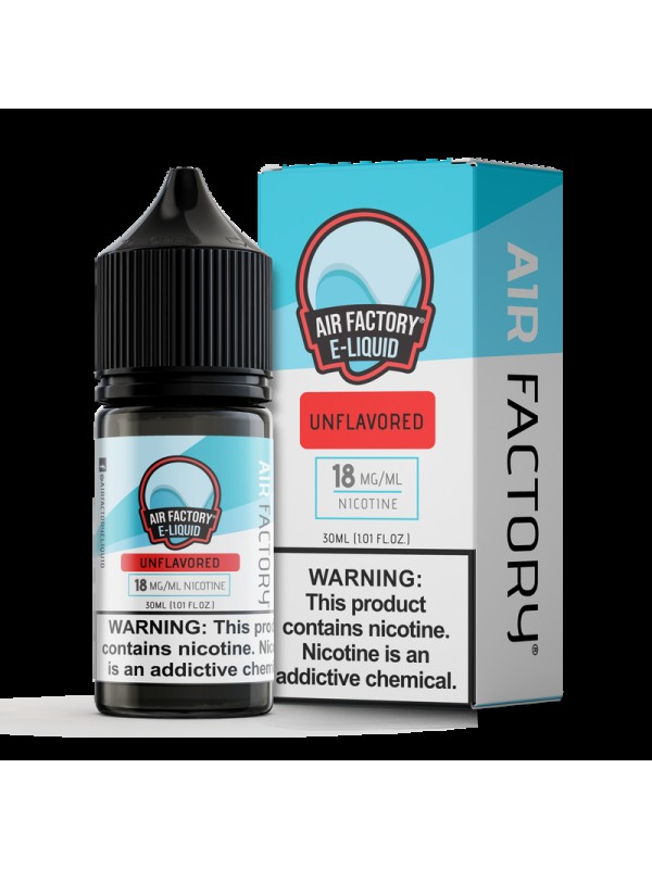 Air Factory Unflavored 30ml Nic Salt Vape Juice