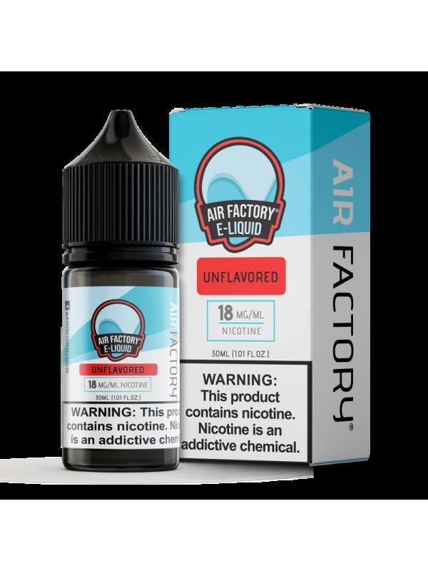 Air Factory Unflavored 30ml Nic Salt Vape Juice